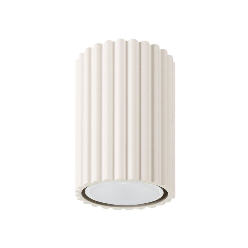 Spot sufitowy Sollux Lighting Karbon beżowy  1 x GU10 x 10W IP20 wym: 10 x 6,5 x 6,5 cm - 1 szt.