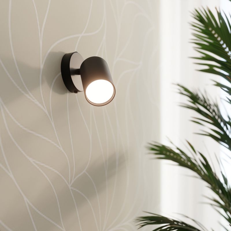 Spot sufitowy Sollux Lighting Lemmi czarny-chromowany  3 x GU10 x  IP20 wym: 46 x 8 cm - 1 szt.