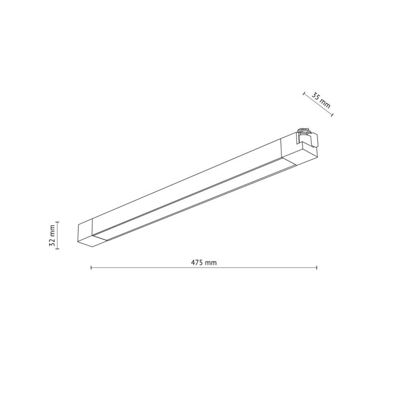 Spot TK-Lighting na szynoprzewód Tracer Panel Led White 30 W - 1szt.