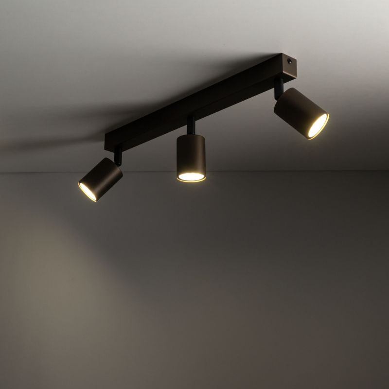 Spot TK-Lighting Top brązowa listwa regulowana 3x gu10 - 1szt.