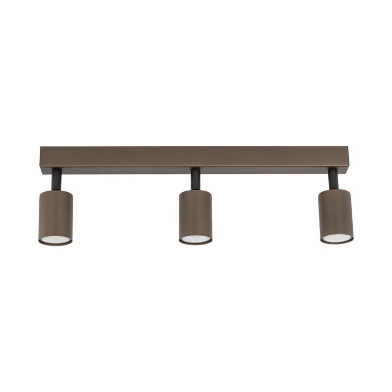 Spot TK-Lighting Top brązowa listwa regulowana 3x gu10 - 1szt.
