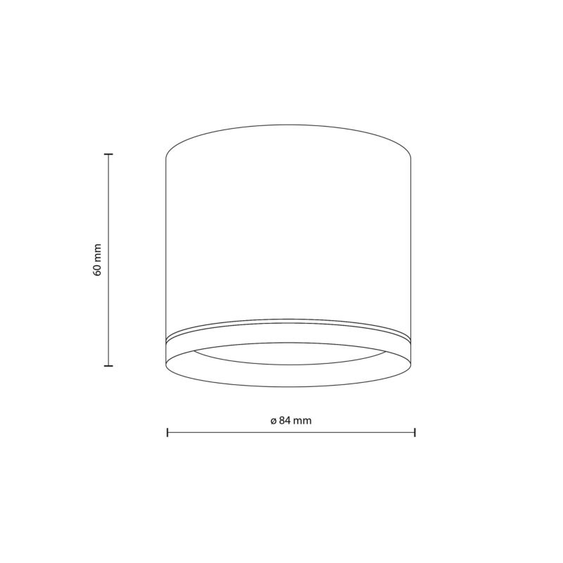 Spot Tk-Lighting Vivo czarny natynkowy Gx53 - 1szt.