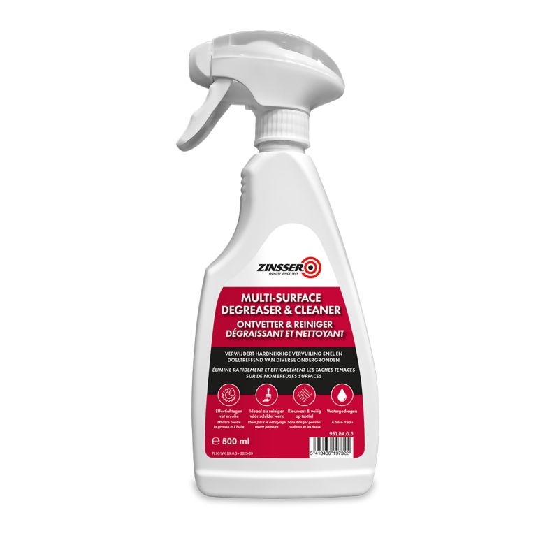 Spray do odtłuszczania i czyszczenia wielu powierzchni Zinsser Multi-Surface Degreaser & Cleaner 500ml