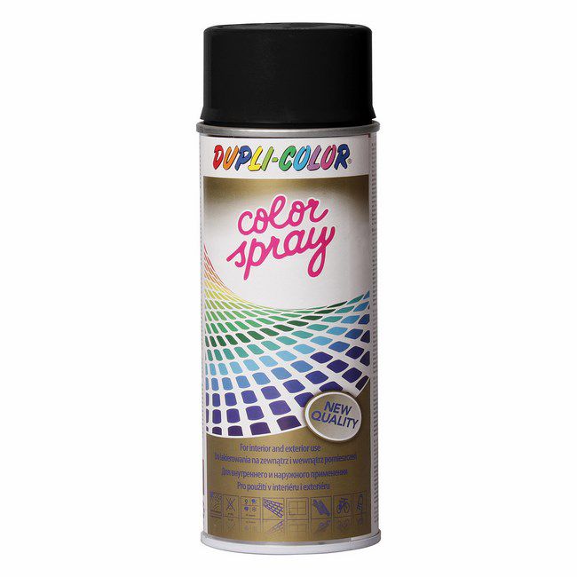 Spray Dupli Color czarny matowy RAL 9005 0,15 l