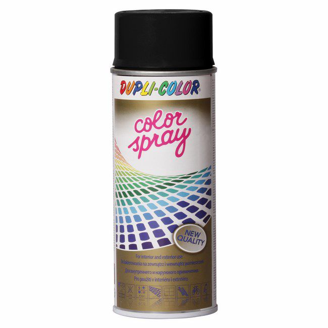 Spray Dupli Color czarny matowy RAL 9005 0,4 l