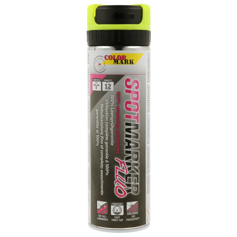 Spray Dupli Color Spotmark neon żółty 0,5 l