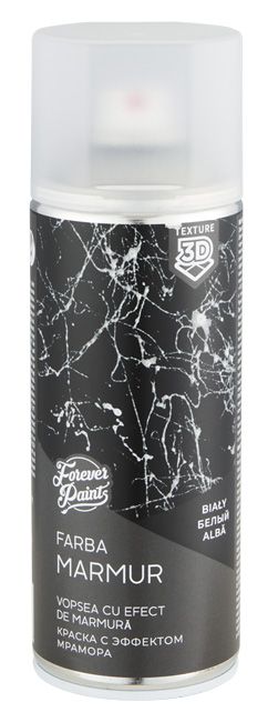 Spray Forever Paints efekt marmuru biały 400 ml