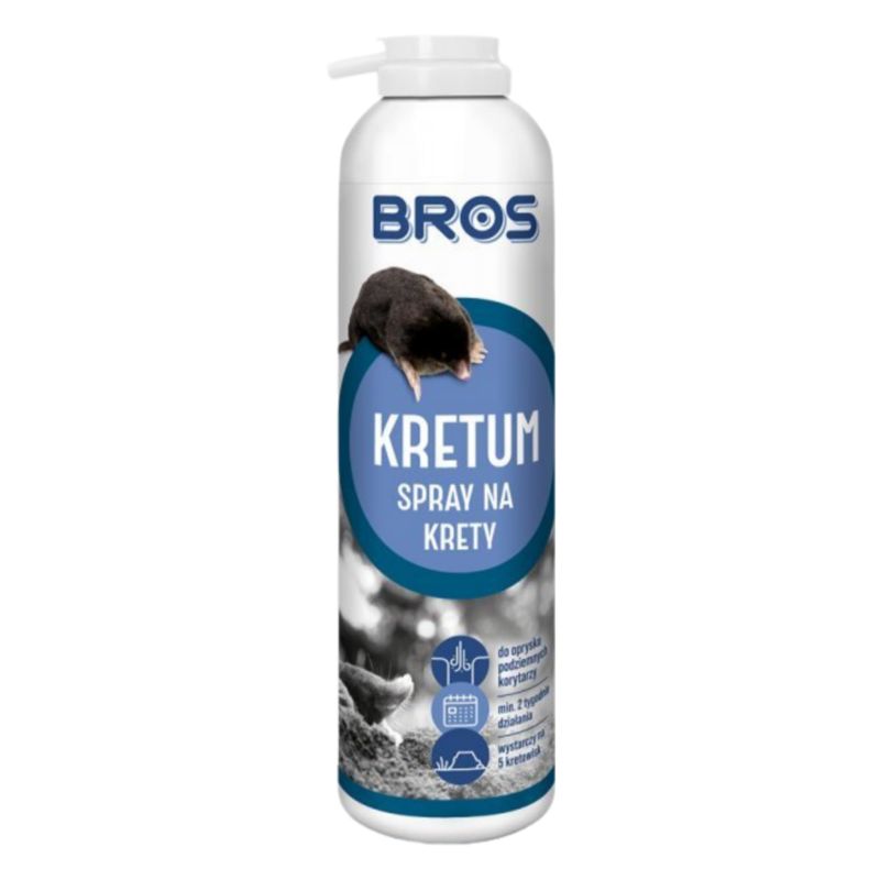 Spray Na Krety Bros Kretum Odstraszający Tunelowy 400 ml 1szt.