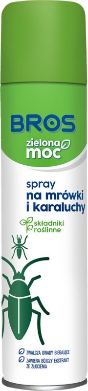 Spray na mrówki i karaluchy Bros Zielona Moc 300 ml