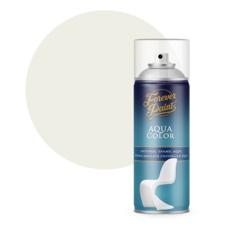 Spray wodny uniwersalny Forever Paints biały RAL 9010 400 ml