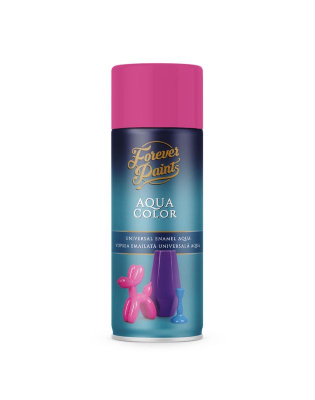 Spray wodny uniwersalny Forever Paints różowy RAL 4003 400 ml