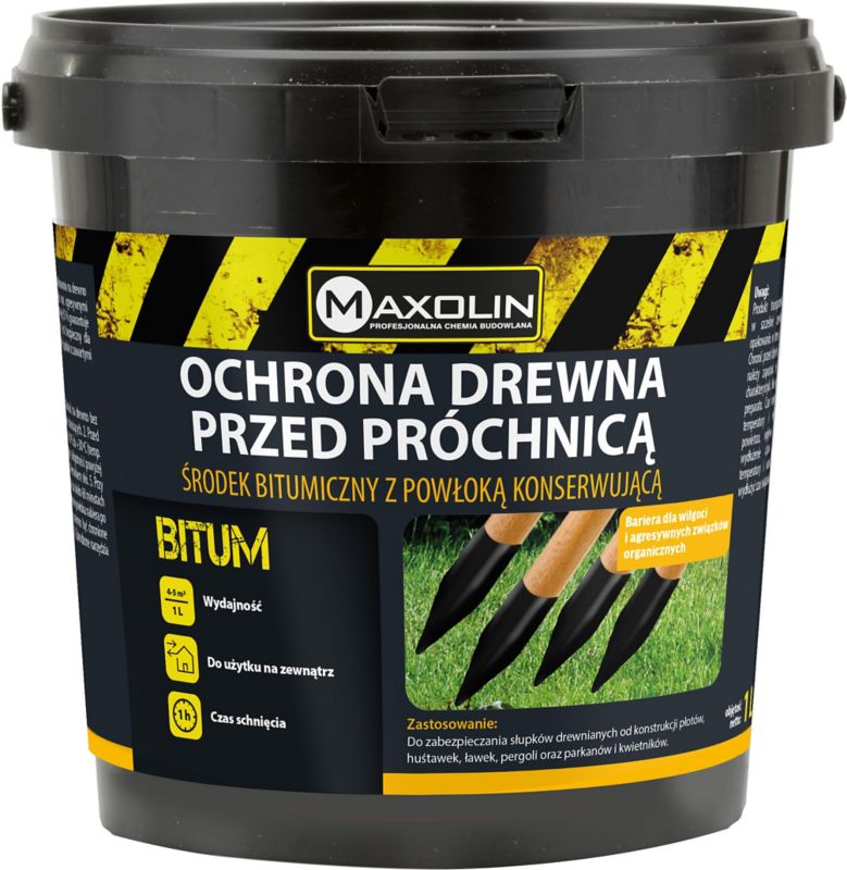 Środek do ochrony drewna przed próchnicą Maxolin 3 l | Majsterkowanie w Castoramie