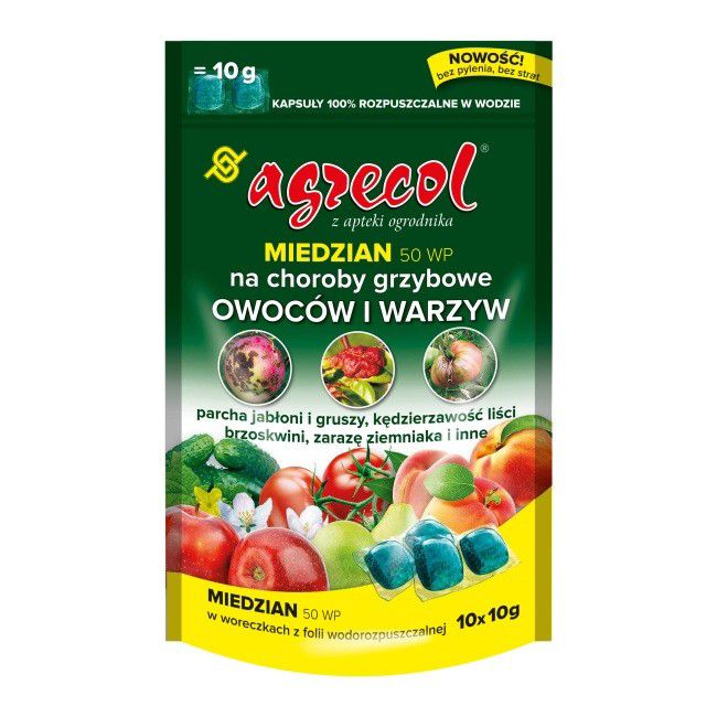 Środek grzybobójczy Agrecol Miedzian 50 WP 100 g