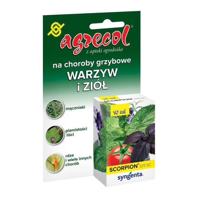 Środek grzybobójczy Agrecol Scorpion 325 SC 10 ml do warzyw i ziół