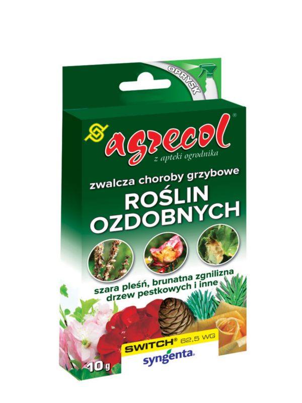 Środek grzybobójczy Agrecol Switch 62,5 WG do roślin ozdobnych 10 g