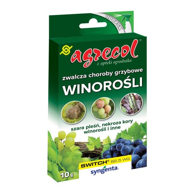 Środek grzybobójczy Agrecol Switch 62,5 WG do winorośli 10 g