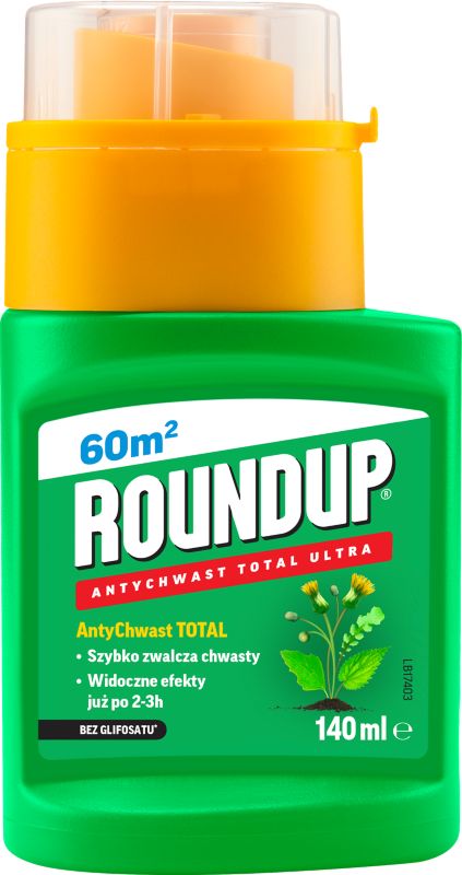 Środek Roundup Antychwast Total Ultra 140 ml