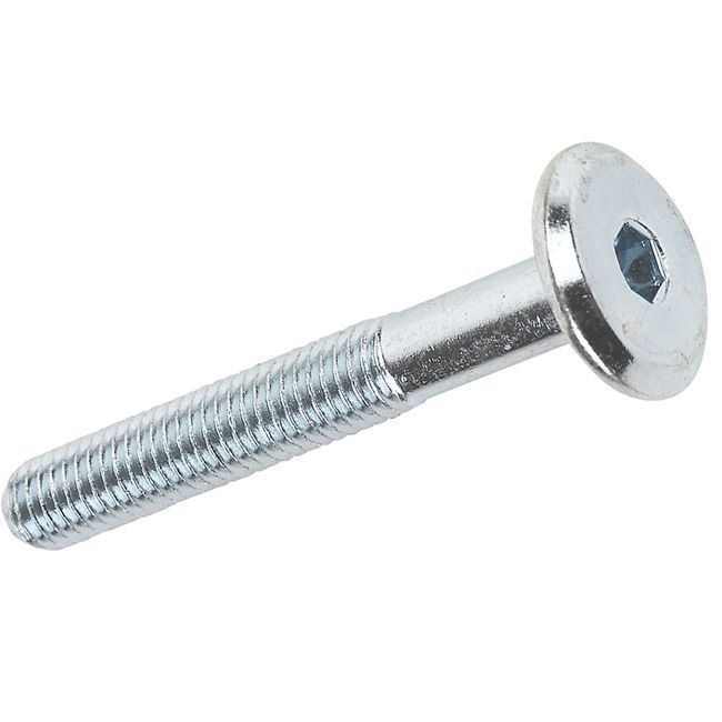 Śruba imbusowa z łbem płaskim Azmet M6 x 60 1 sztuka