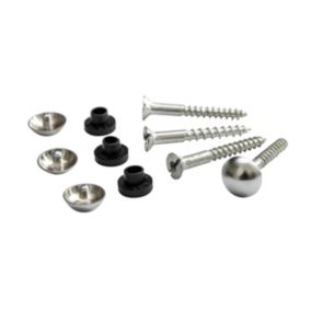 Śruby do lustra Diall okrągłe 8 x 32 mm 4 szt.