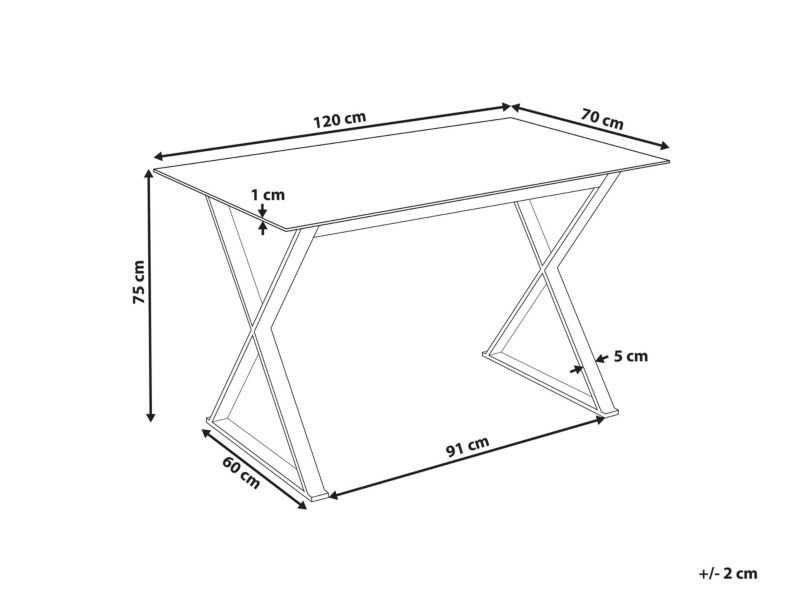 Stół do jadalni Attica 70 cm 120 cm Efekt marmuru Biały marmur 1 szt.