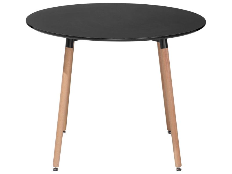 Stół do jadalni Bovio 90 cm 90 cm Czarny 1 szt.