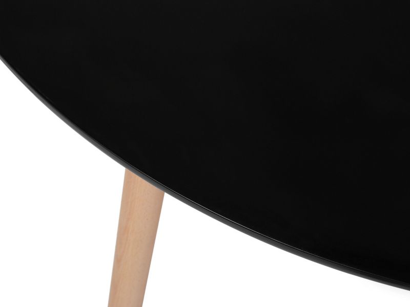Stół do jadalni Bovio 90 cm 90 cm Czarny 1 szt.