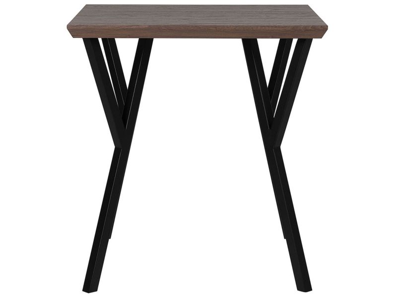 Stół do jadalni Bravo 70 cm 70 cm Imitacja drewna Ciemne drewno 1 szt.