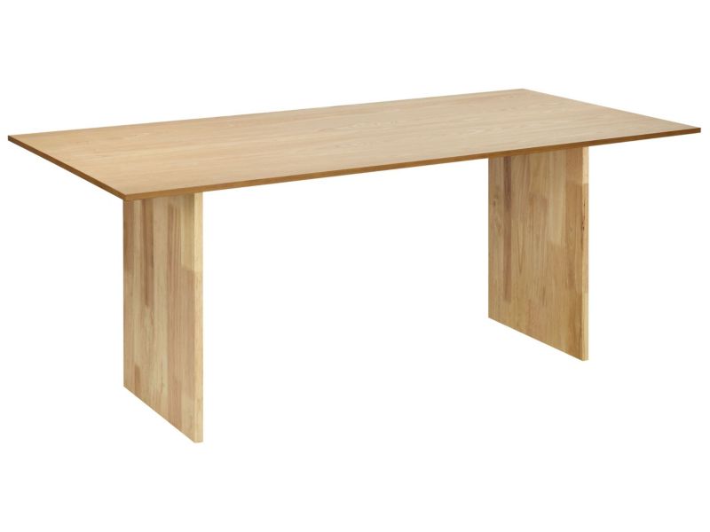 Stół do jadalni dla 6 osób Moora 90 cm 180 cm Imitacja drewna Jasne drewno 1 szt.