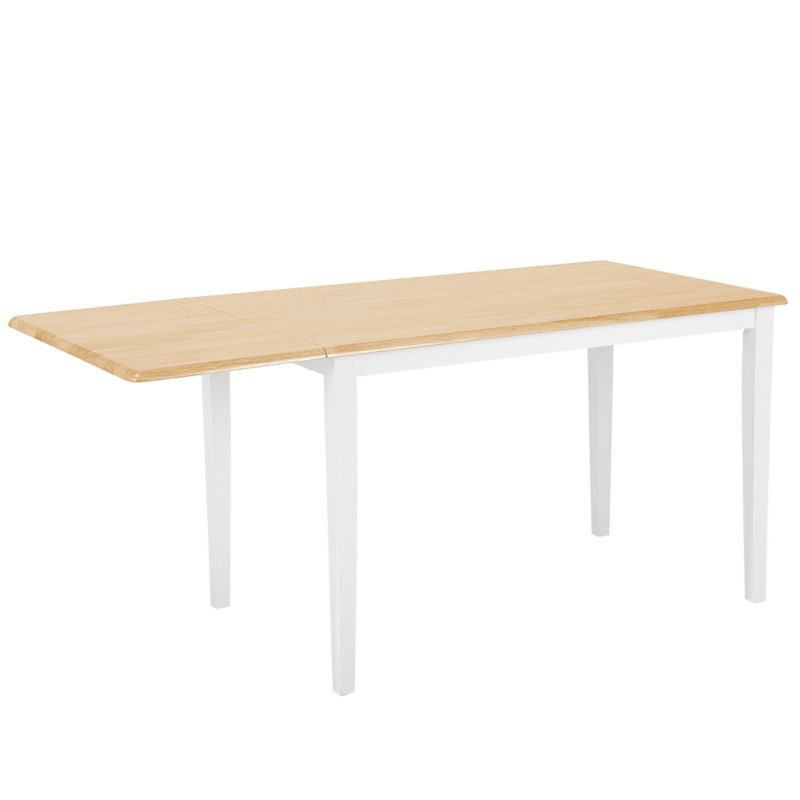 Stół do jadalni rozkładany Louisiana Jasnobrązowy 120/160 cm 75 cm Drewno 1 szt.