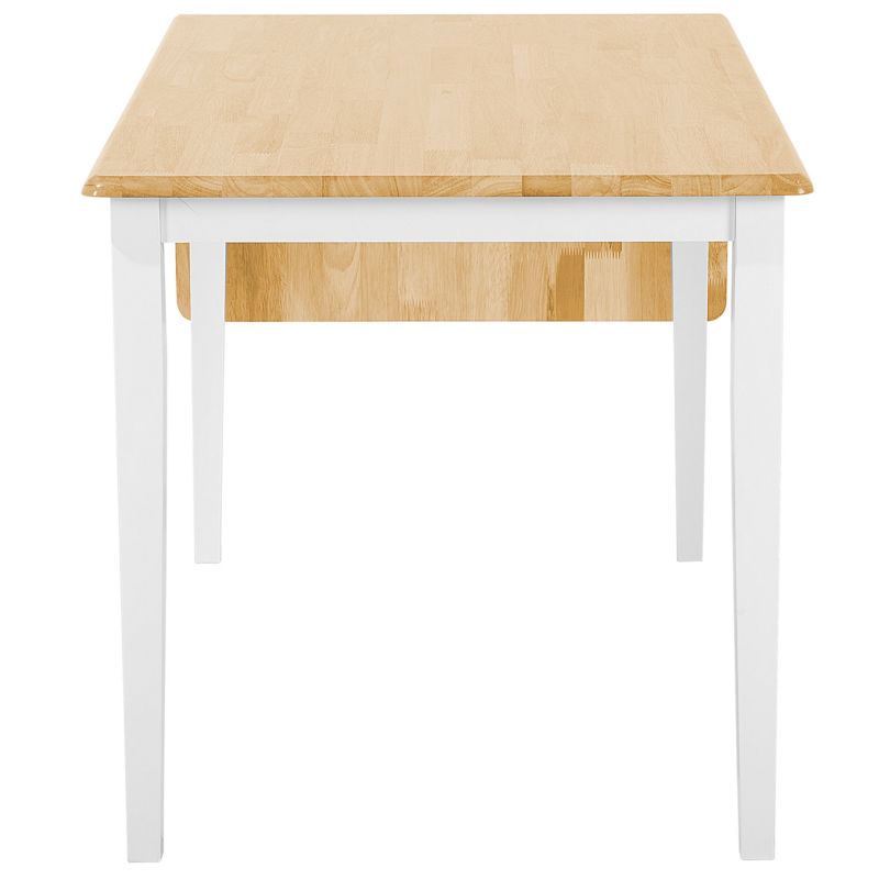 Stół do jadalni rozkładany Louisiana Jasnobrązowy 120/160 cm 75 cm Drewno 1 szt.