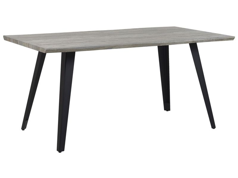 Stół do jadalni Witney 90 cm 160 cm Szary 1 szt.
