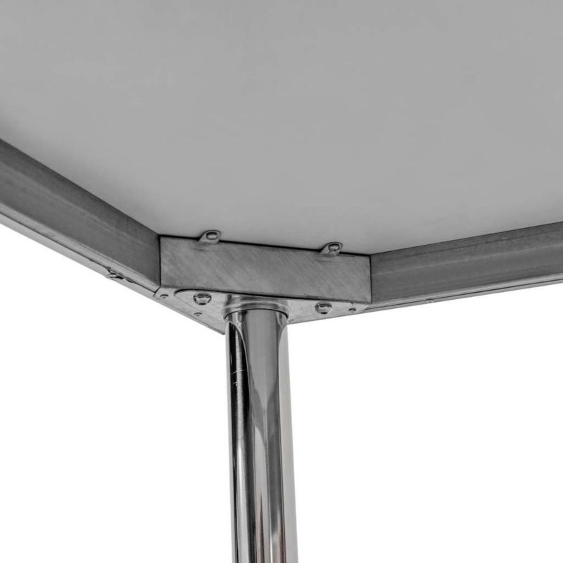 Stół gastronomiczny ze stali nierdzewnej Mega-M X STANDARD kuchenny centralny z półką na kółkach 60x60x85 cm 1szt.