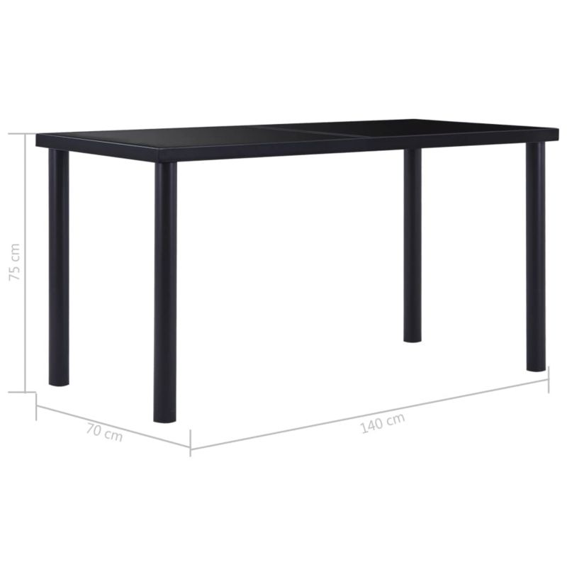 Vidaxl jídelní stůl 140 x 70 x 75 cm 1 ks.