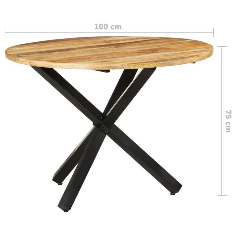 Vidaxl jídelní stůl 75 cm 1 ks.