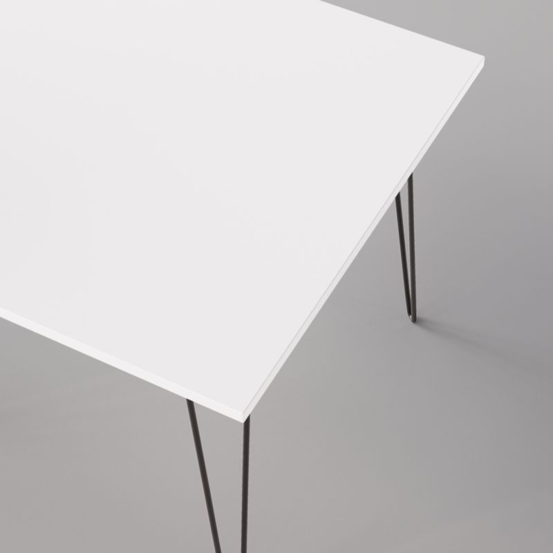 Stół KOLM kwadratowy 90 x 90 cm HAIRPIN Biały 1szt.