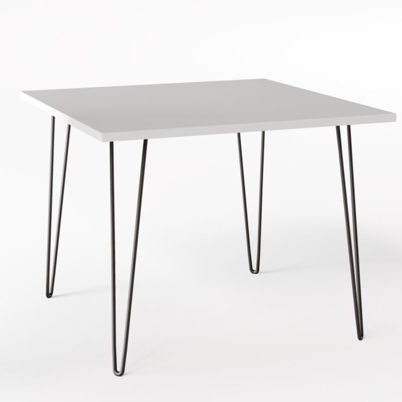 Stół KOLM kwadratowy 90 x 90 cm HAIRPIN Szary 1szt.