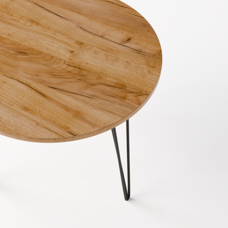 Stół KOLM okrągły fi 90 cm MIKA Dąb Craft 1szt.