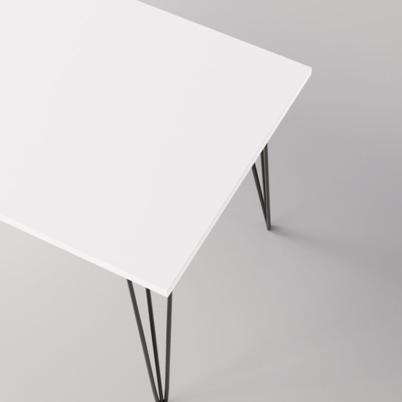 Stół KOLM prostokątny 138 x 80 cm FISK Biały 1szt.