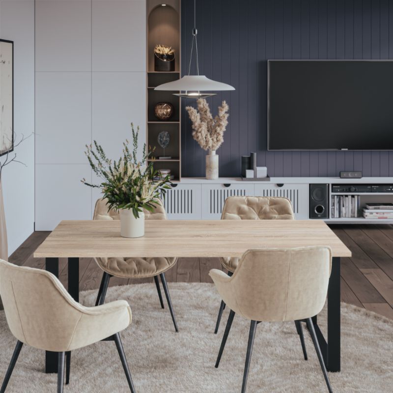 Stół KOLM prostokątny 180 x 95 cm SNOX Dąb Sonoma 1szt.