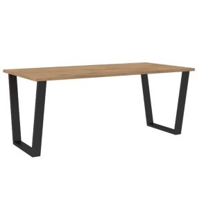 Stół loftowy do salonu Bonni Cezar 185x90 Dąb Lancelot 1 szt.