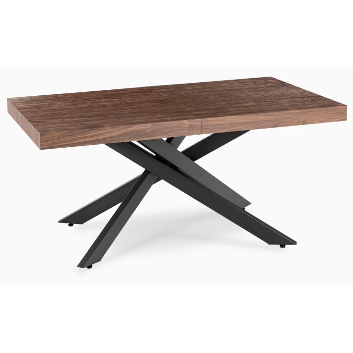 Stół Mebel Elite HAMPTON 160-240 Rozkładany Do Jadalni Salonu Kuchni Duży Orzech Czarny 1 szt