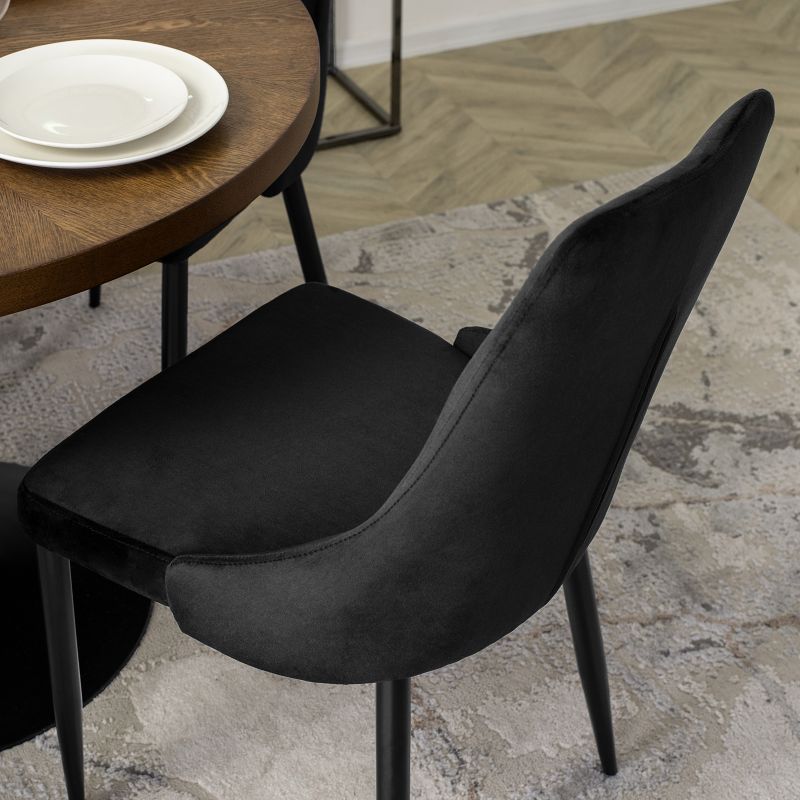 Stół Mebel Elite Z Krzesłami Zestaw Okrągły 100cm Komplet Do Salonu Jadalni Kuchni 1 szt