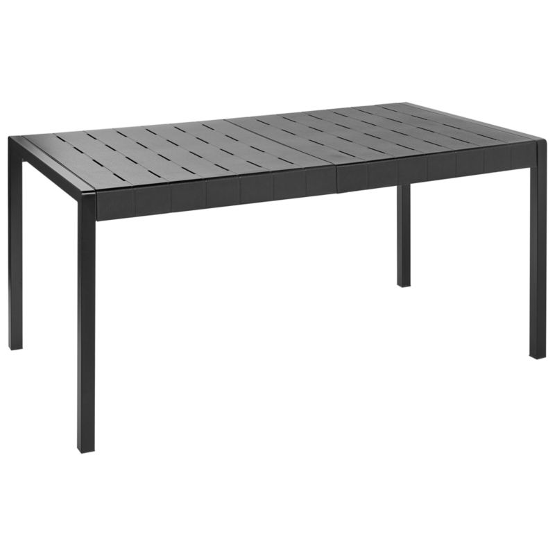 Stół ogrodowy Bartica 154 cm 84 cm Czarny 1 szt.