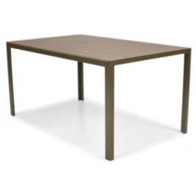 Stół ogrodowy Bettso Modena 150 cm na aluminiowej ramie brązowy 1szt.