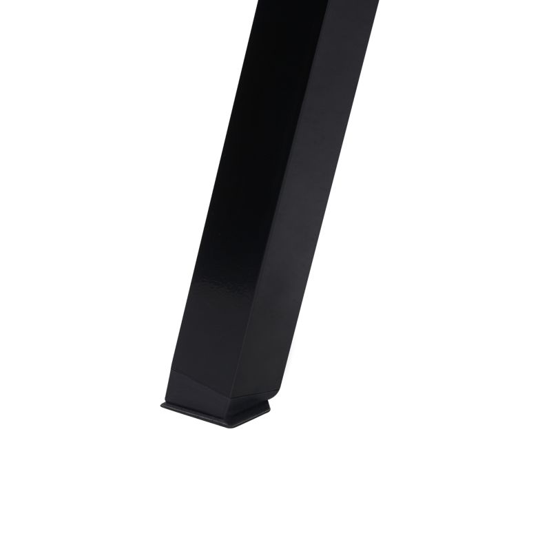 Stół ogrodowy Canetto 150 cm 90 cm Szkło Czarny 1 szt.