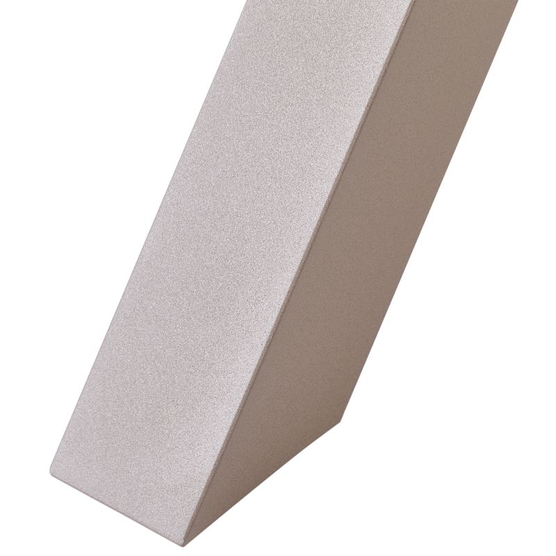 Stół ogrodowy Cascais 200 cm 105 cm Metal Beżowoszary 1 szt.