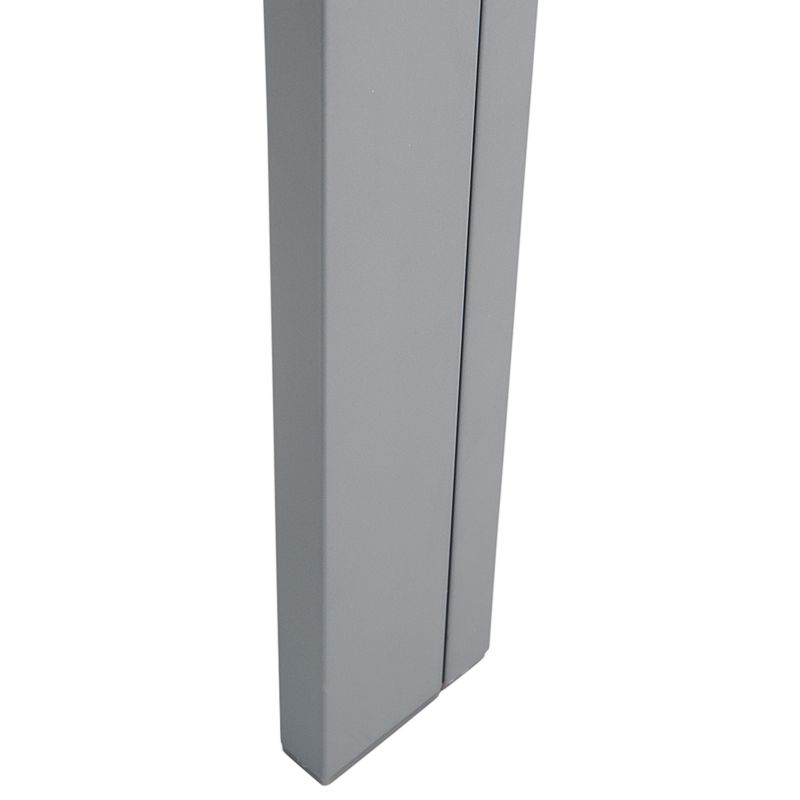Stół ogrodowy Catania 160 cm 91 cm Szkło Czarny 1 szt.