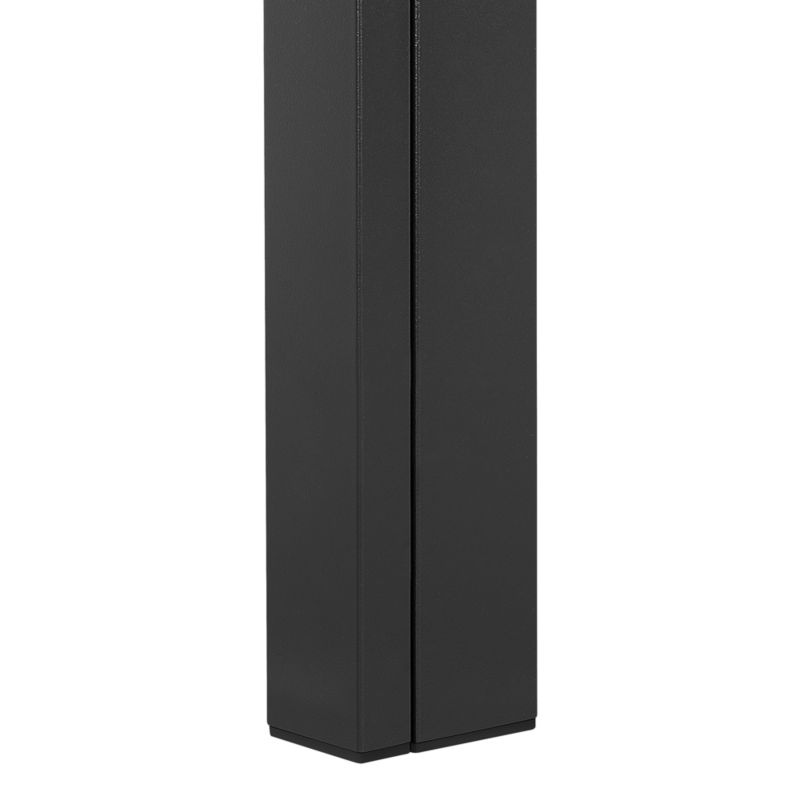 Stół ogrodowy Como 150 cm 90 cm Szary 1 szt.