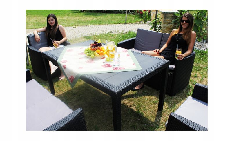 Stół Ogrodowy Corciano Prince 148 x 90,5 Antracytowy 1szt.
