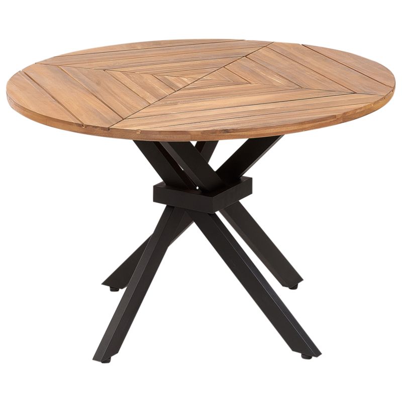 Stół ogrodowy Lissone 110 cm 110 cm Drewno akacjowe Brązowy 1 szt.